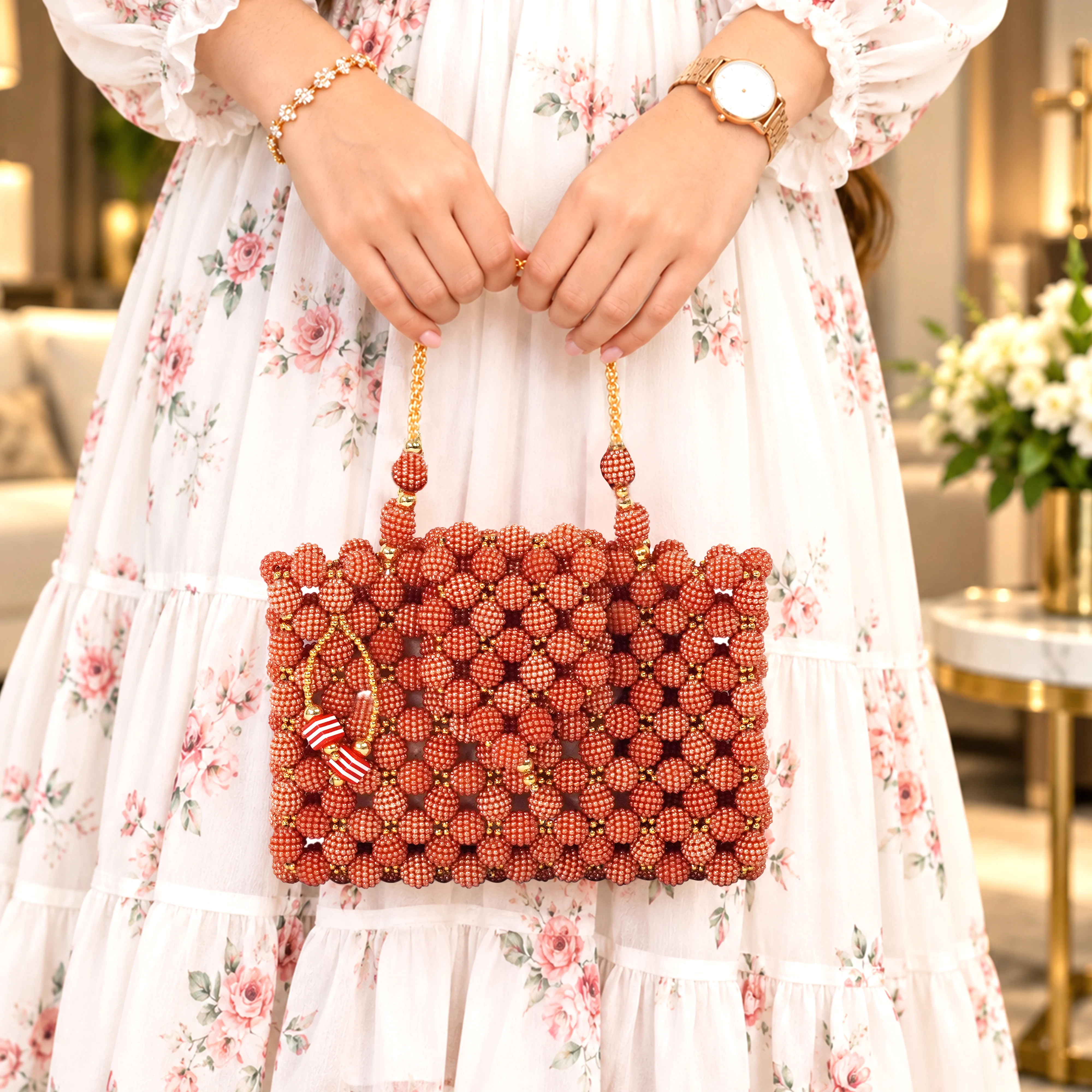 A-4, Elegant Beaded Bag