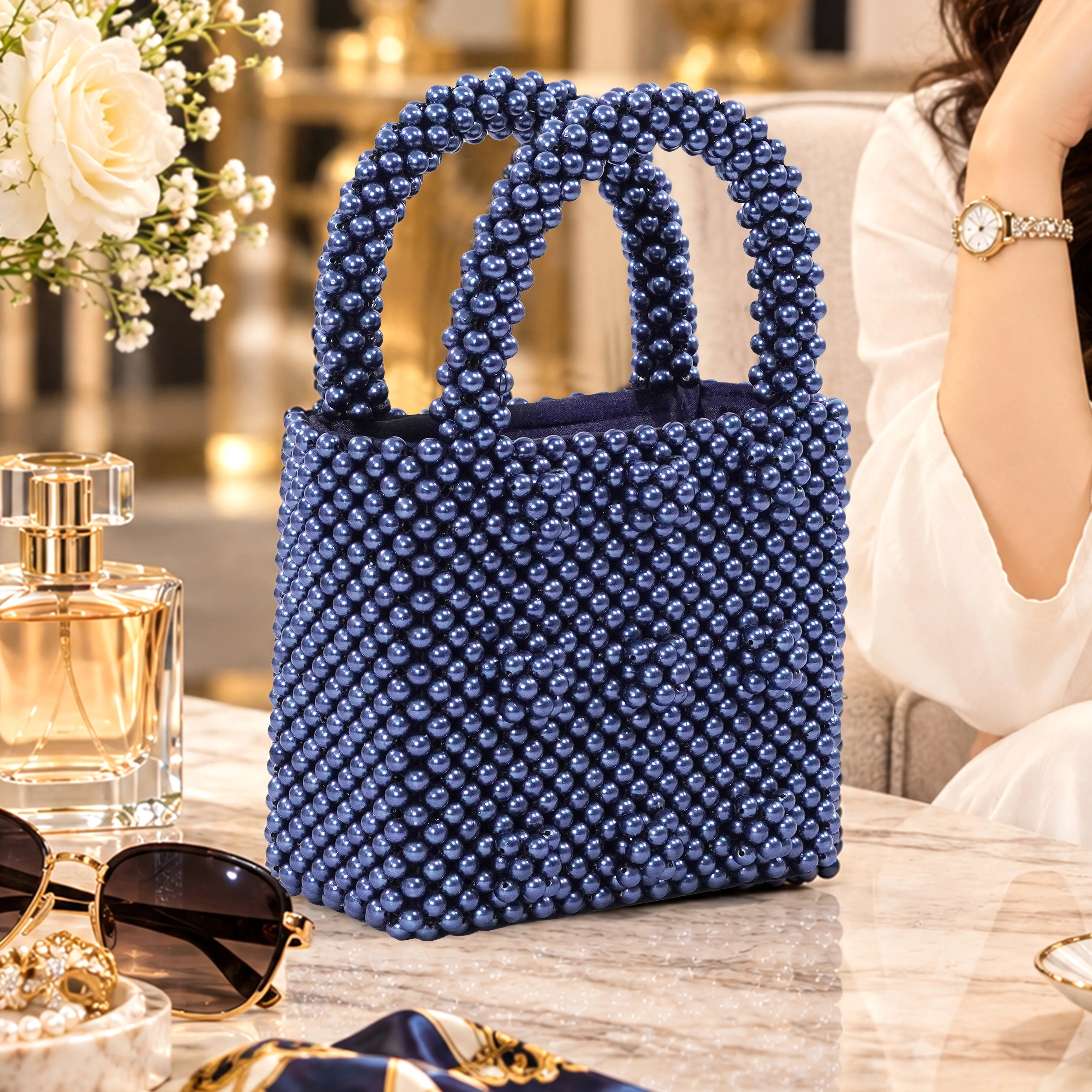 B-1 | Pearl Woven Bag
