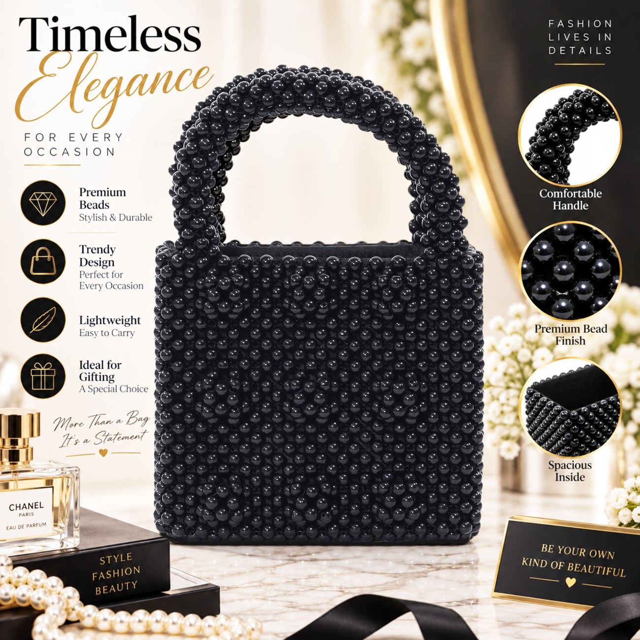 B-4 | Pearl Woven Bag