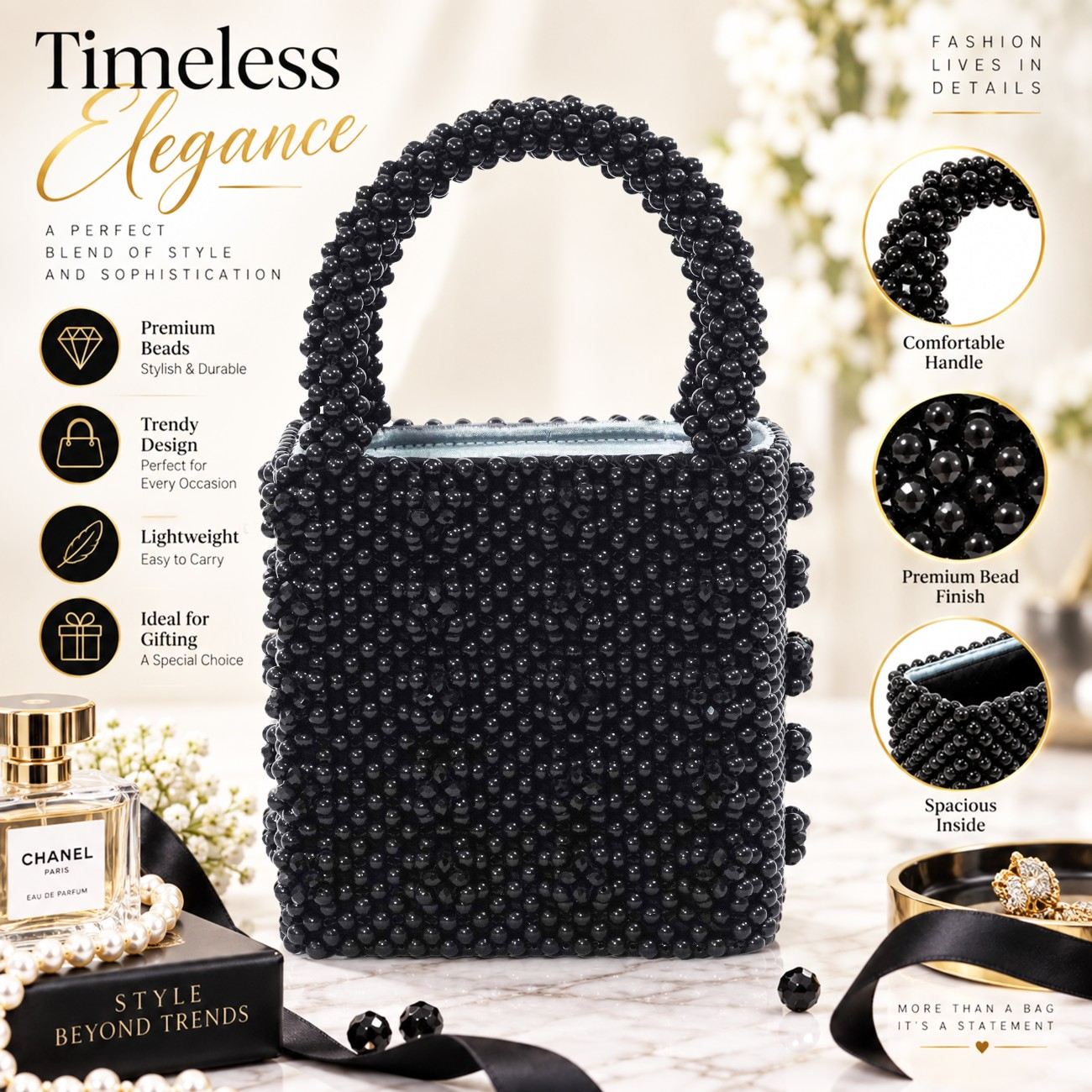 B-4 | Pearl Woven Bag