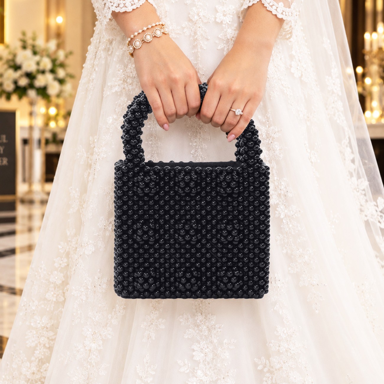 B-4 | Pearl Woven Bag